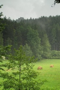 údolí Hadovky: pohled na Krasíkov z údolí