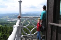 Tisovský vrch: na ochozu rozhledny