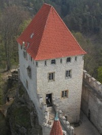 Kokořín - výhled z věže