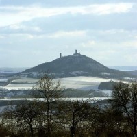 Hazmburk: Foceno cestou z Boreče