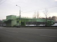 Ostrava  - nově opravená lávka pro pěší přes Ostravici