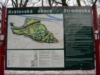 Stromovka - plánek