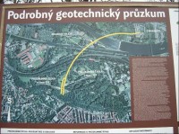 Infotabule - geotechnický průzkum