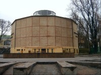 Pavilon po povodni