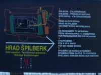 Špilberk - informační cedule