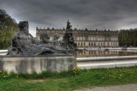 67. Zámek Herrenchiemsee  a jezero Chiemsee  (Chiemské jezero) - NĚMECKO