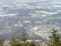Javorový - výhled na Třinec: Javorový - výhled na Třinec