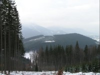 Pohled z hřebenu