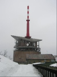 Na vrcholu - vysílač