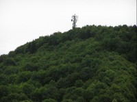 Štramberská trúba - pohled na vedlejší rozhlednu