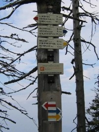 kousek pod vrcholem