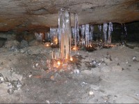 Kyjovské údolí: Kyjovské údolí. Jeskyně Víl 12.2.06
