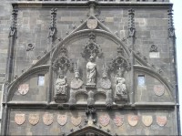 Mostecká věž, detail