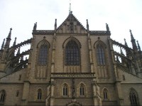 Průčelí chrámu sv. Barbory