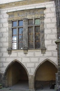 Pražský hrad: okna Vladislavského sálu 