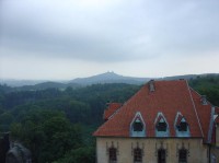 Hrubá Skála: pohled na Trosky 