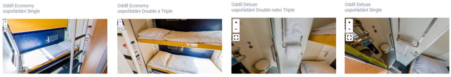 3D fotografie a prohlídka lůžkových vozů ČD