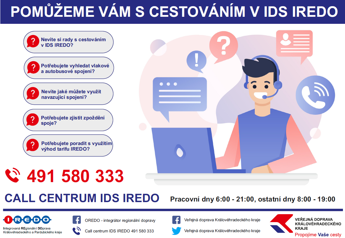 pomůžeme vám s cestováním v IDS IREDO